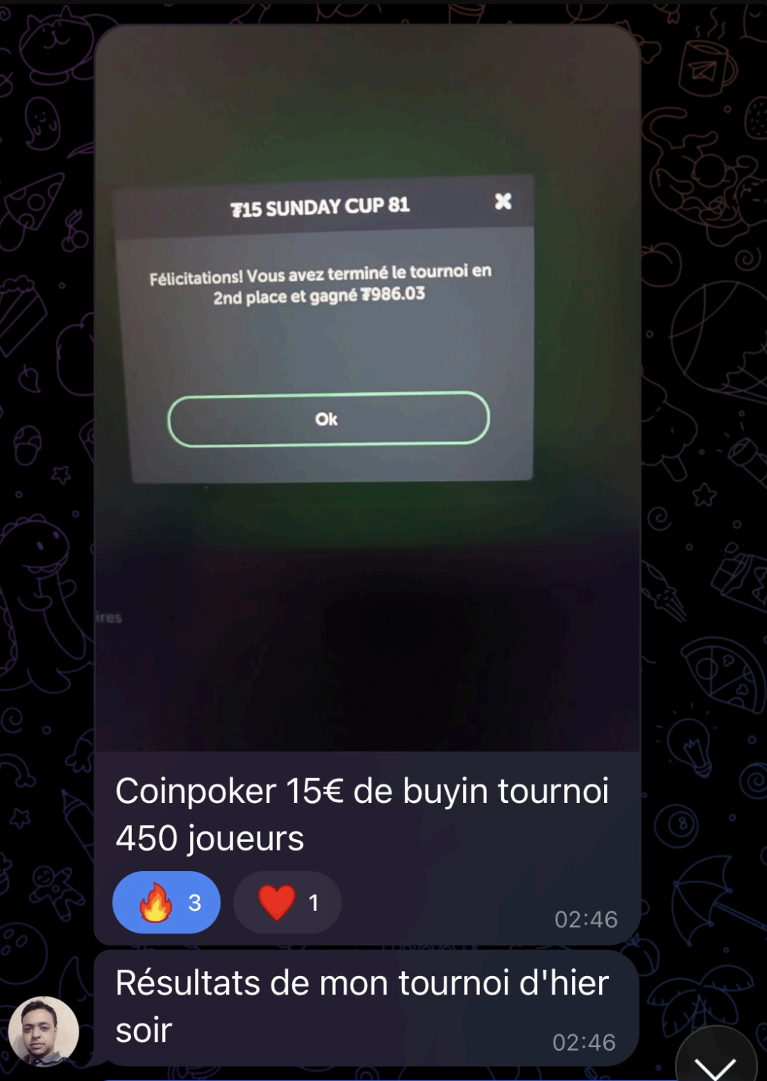 Résultat élève 20